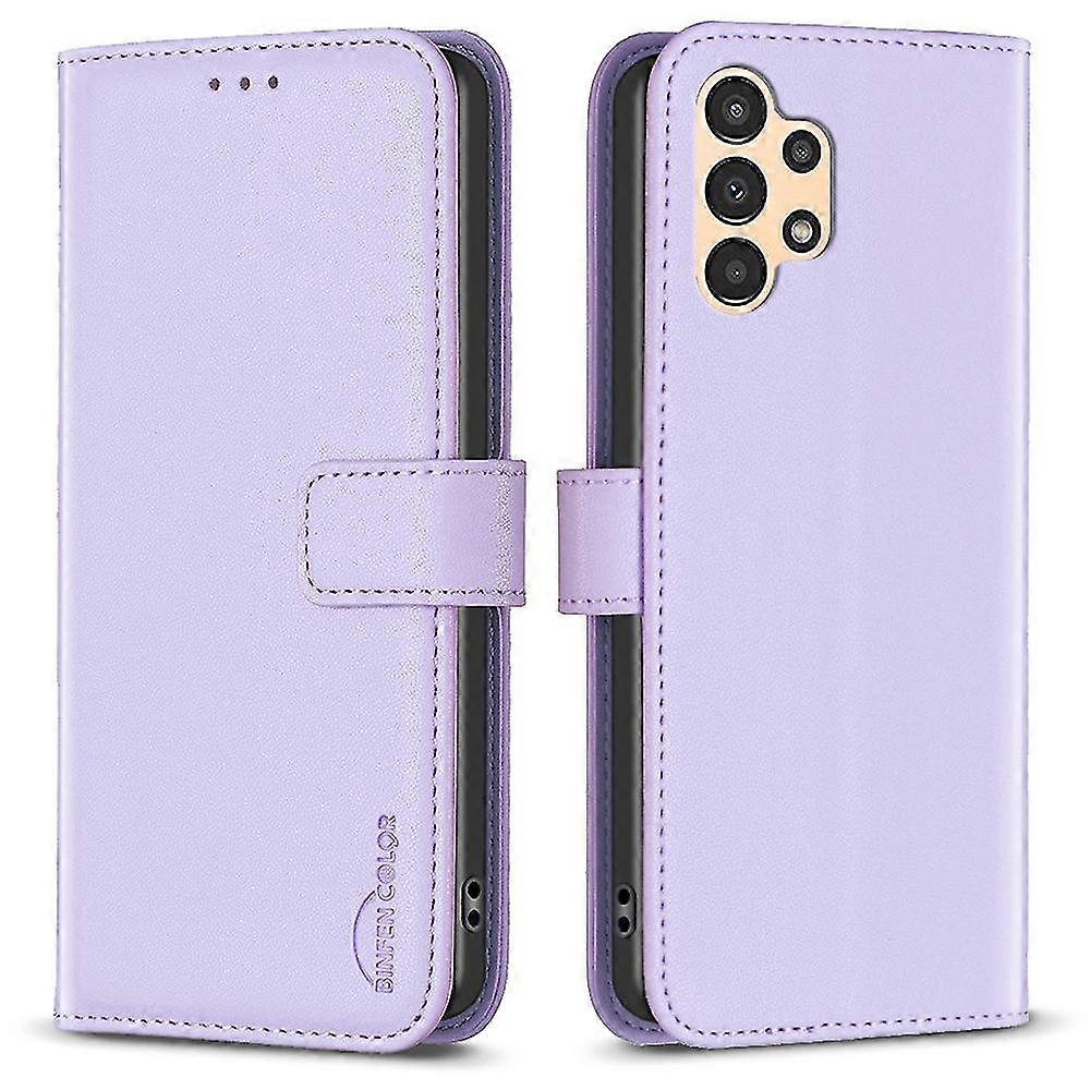 Wallet Case Stand with Leather Cover Suitable for Certain Brand's Samsung Galaxy A73 5G Phone, Model BINFEN COLOR BF17