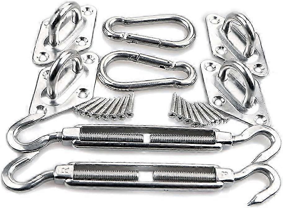 Shade Sail Installation Kit - Durable Stainless Steel Components for Secure Fitting