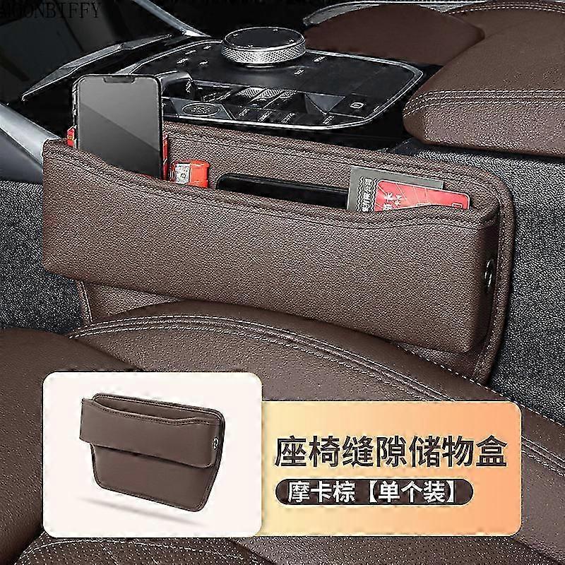 Boîte de rangement universelle en cuir multifonctionnel pour portefeuille, clés, cartes et support de téléphone