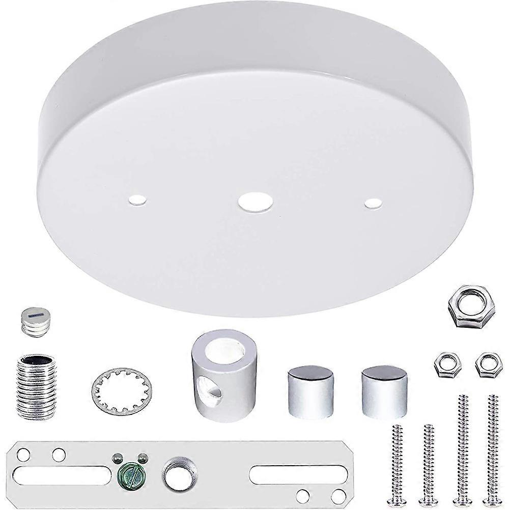 Ceiling Light Fitting Mounting Bracket For Diy Enthusiasts White 13.00X13.00X2.50CM 1 Set