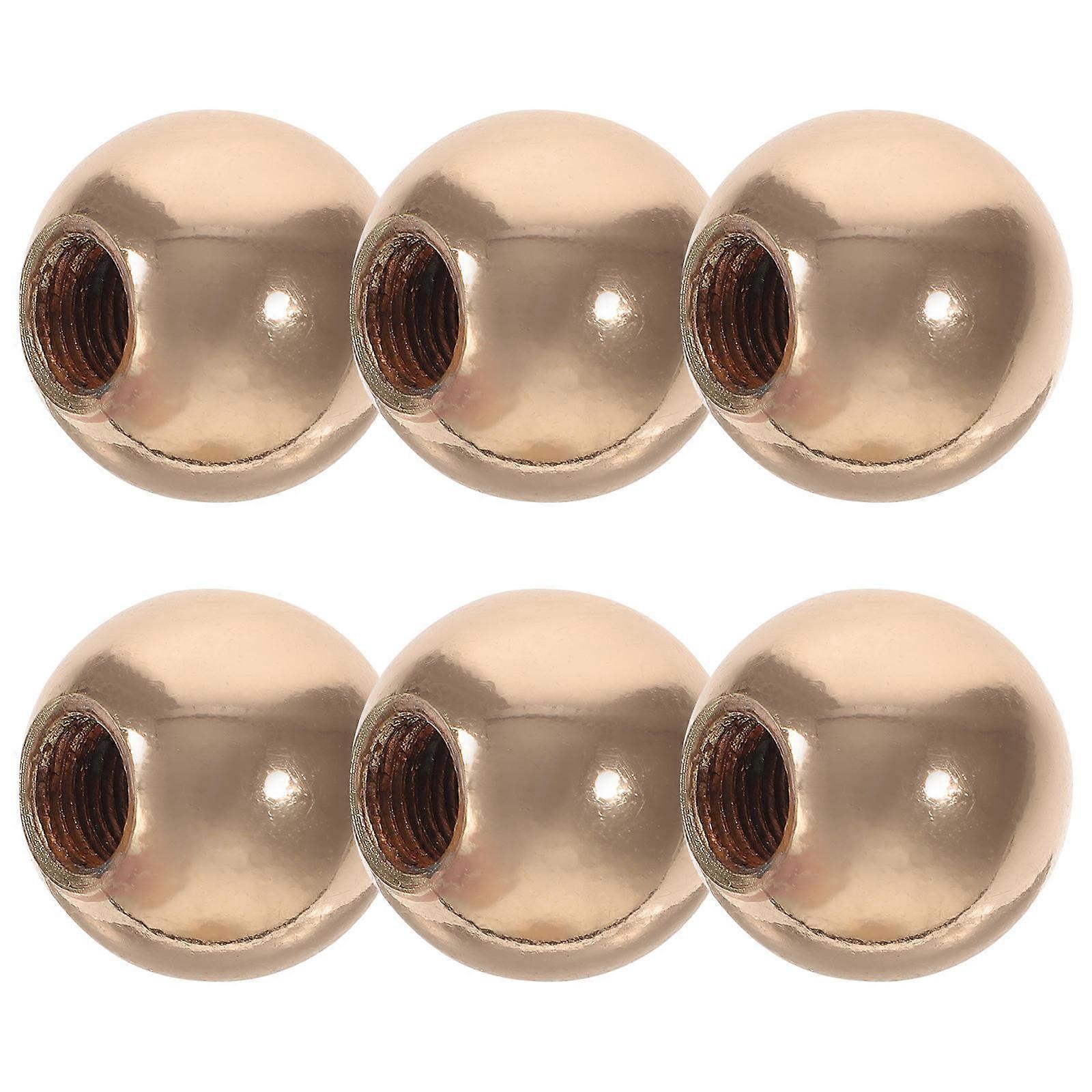 Cap For Table Lamps Lamp Finial Tapped Metal 2.5X2.5X2.5CM 6Pcs