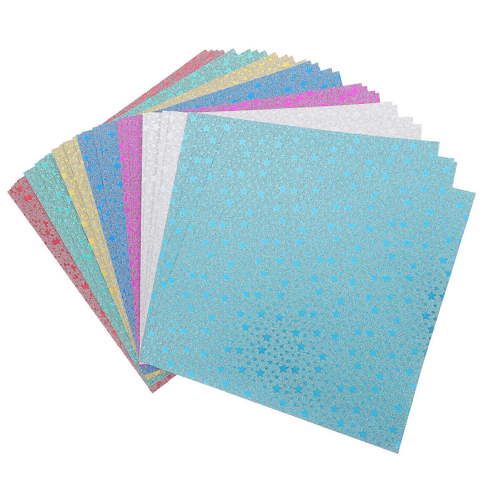Färg Cardstock Paper Origami Paper Iridescent Paper Sheets For Diy Activities Assorted Color 28Set