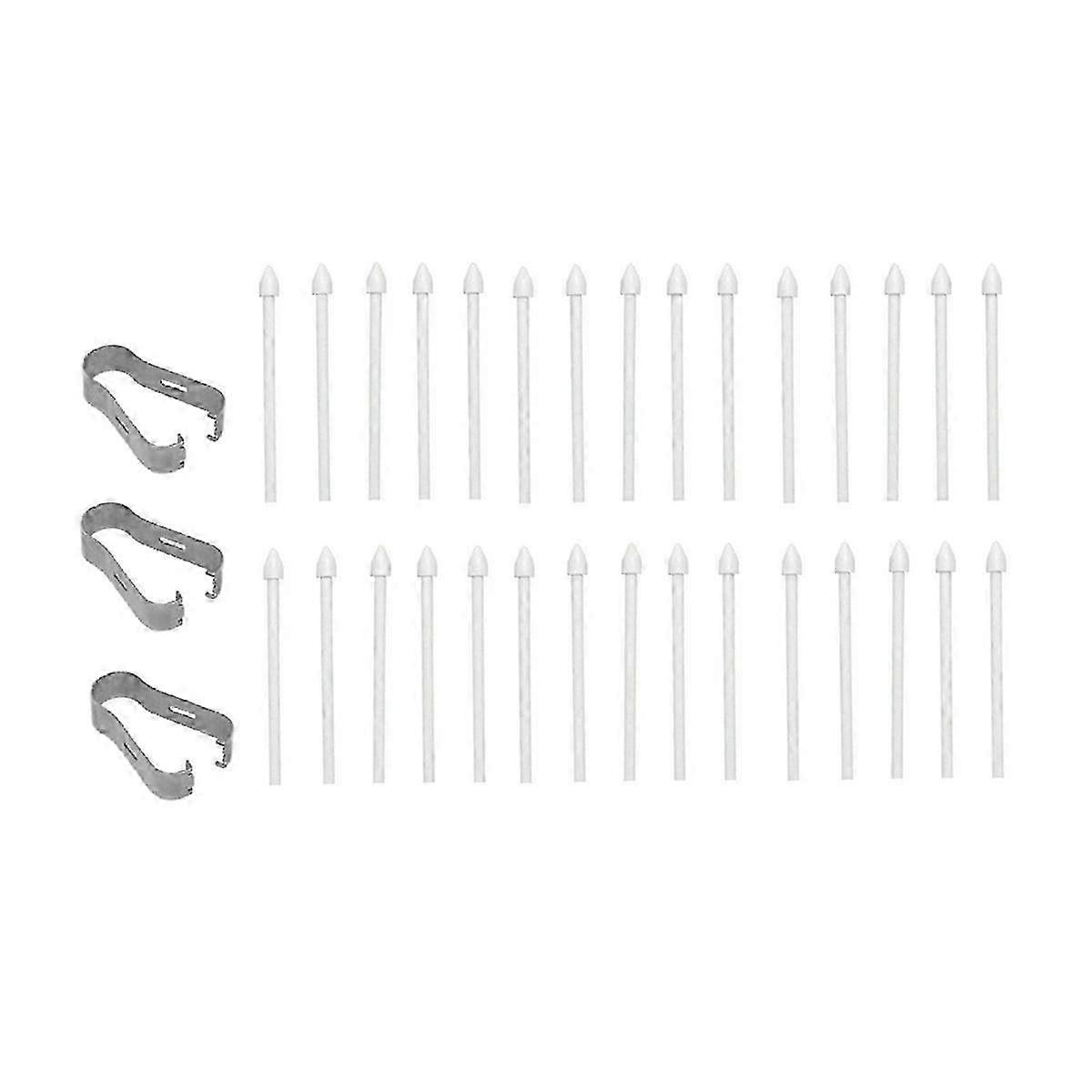 30 Pcs Soft Tip Stylus Pen Nib Replacement for Certain Brand Tablet and Phone with Tool White