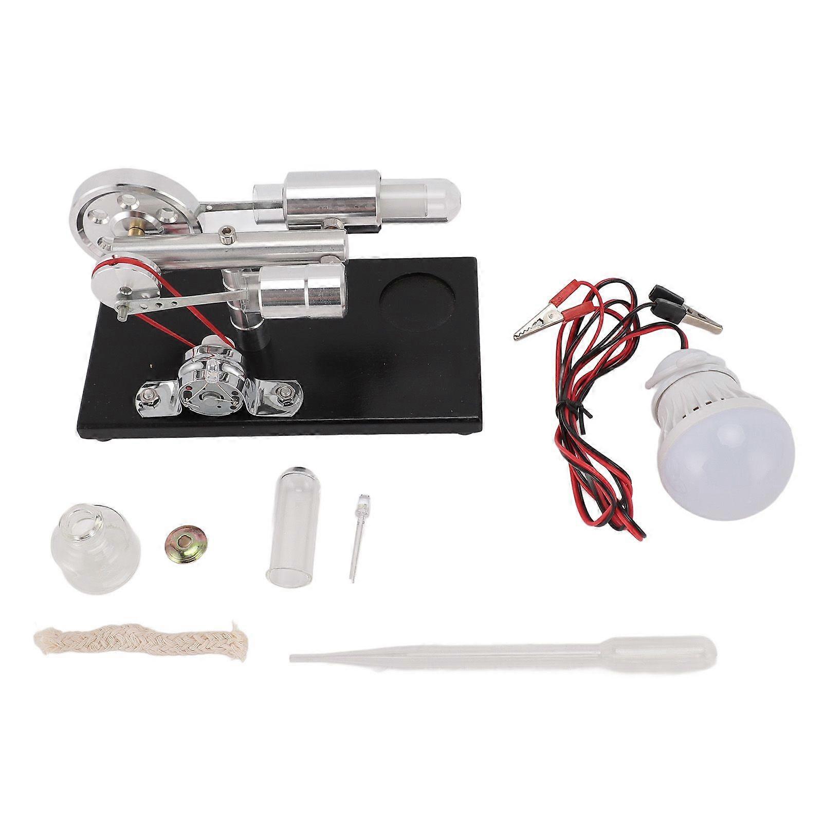 2025 Latest Model  Sterling Engine Model with Colorful LED Light Stirling