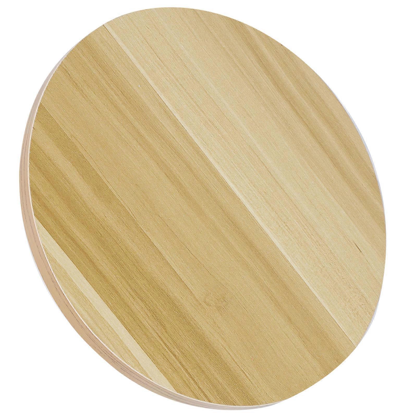 Round Swivel Tray Corrosion Resistant Rotating Plate for Dining Space 1Pack
