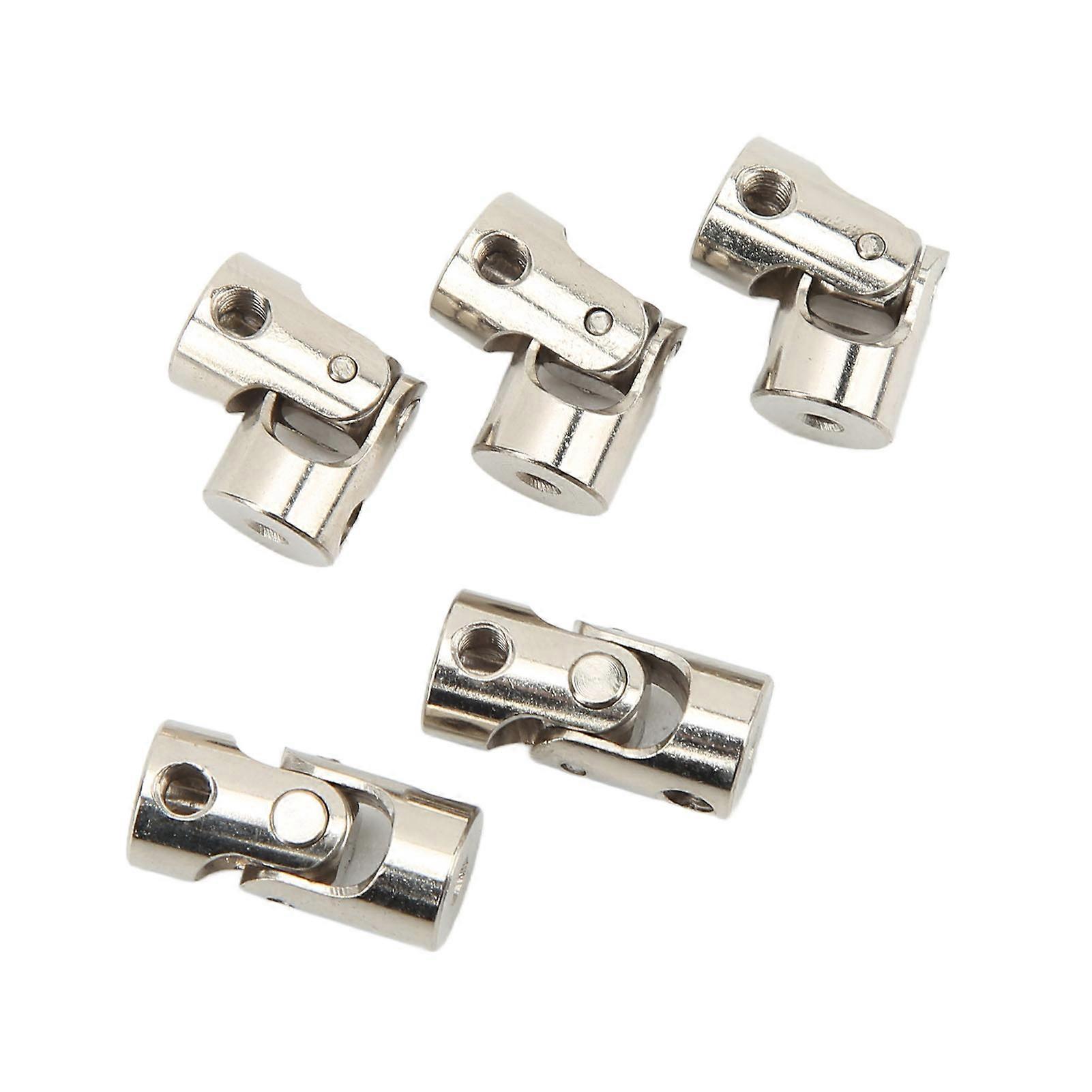 5PCS 2mm Universal Joint Shaft Coupling 2 Section Universal Joint Coupling Connector for RC Car Boat