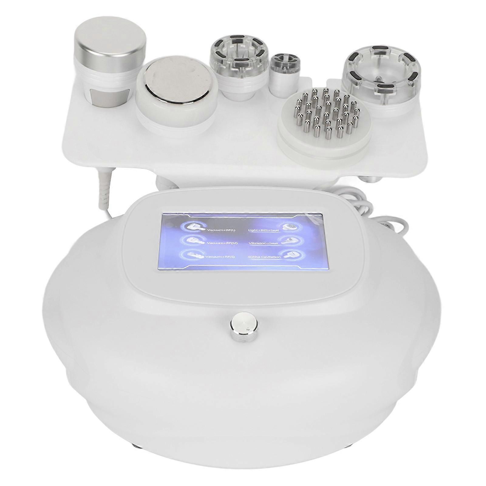 6 in 1 RF 40K Vacuum Body Slimming Machine 5D Skin Tightening Prevent Aging Cavitation Machine 100‑240V