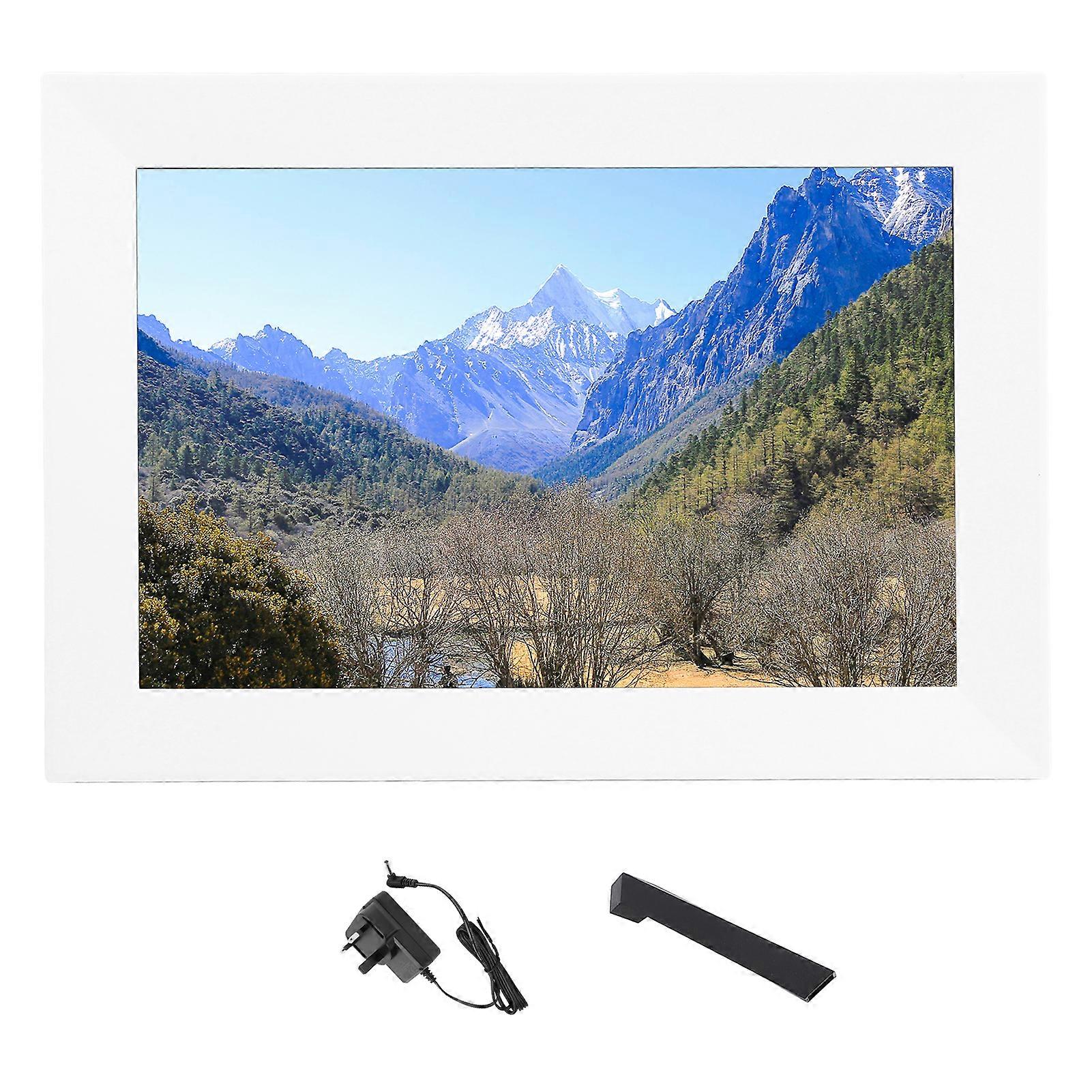 10.1" IPS Touch Digital Photo Frame with Uhale App, 16GB Storage, Auto Rotate, UK Plug