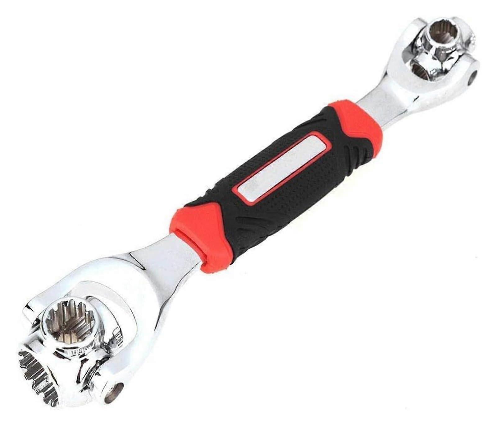 Adjustable Wrench 48-In-1 Multi-Purpose Stainless Steel 360-Degree Rotation Universal Hand Tool For Car Repair