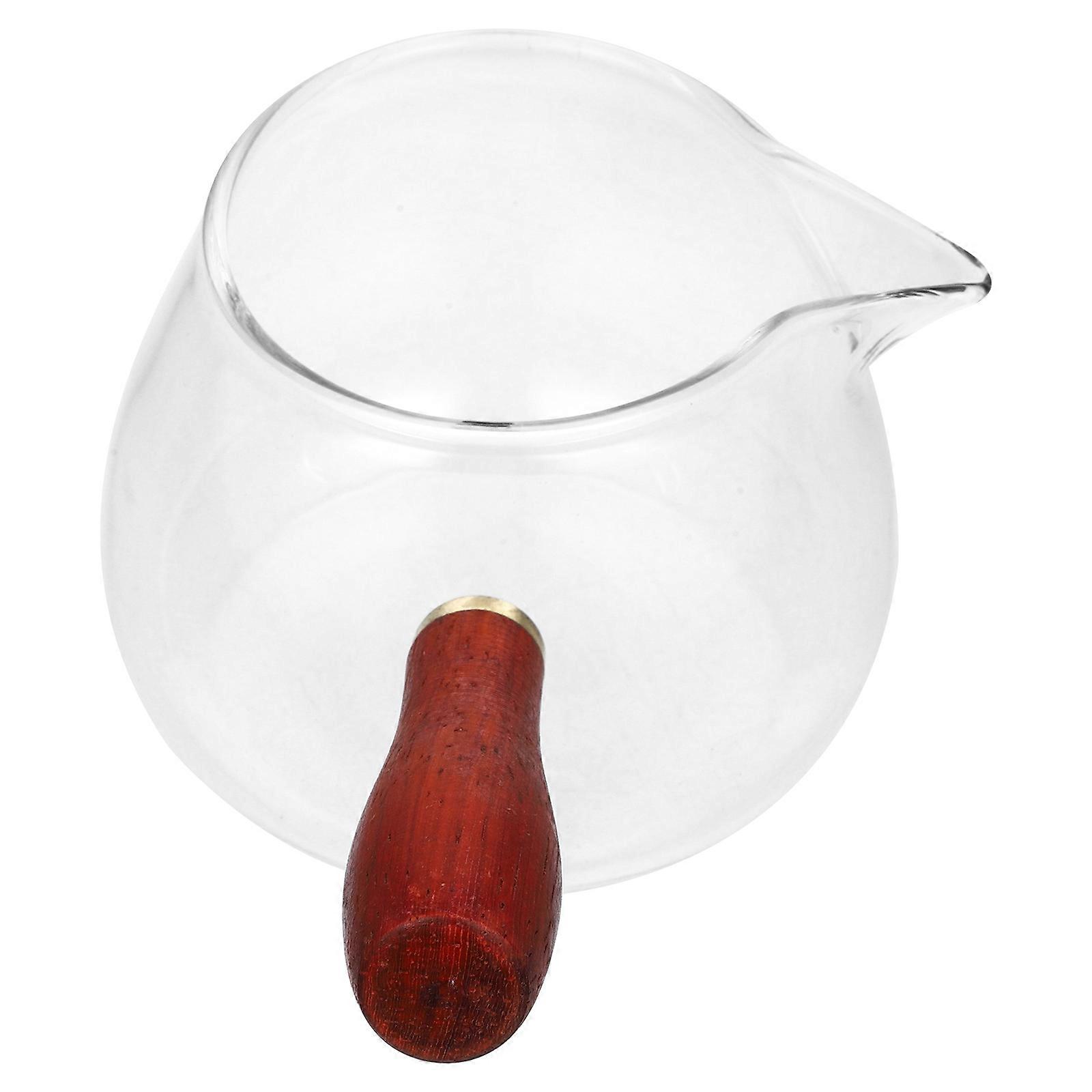 Glass Tea Dispenser Cup with Handle Heat Insulation 1Pack
