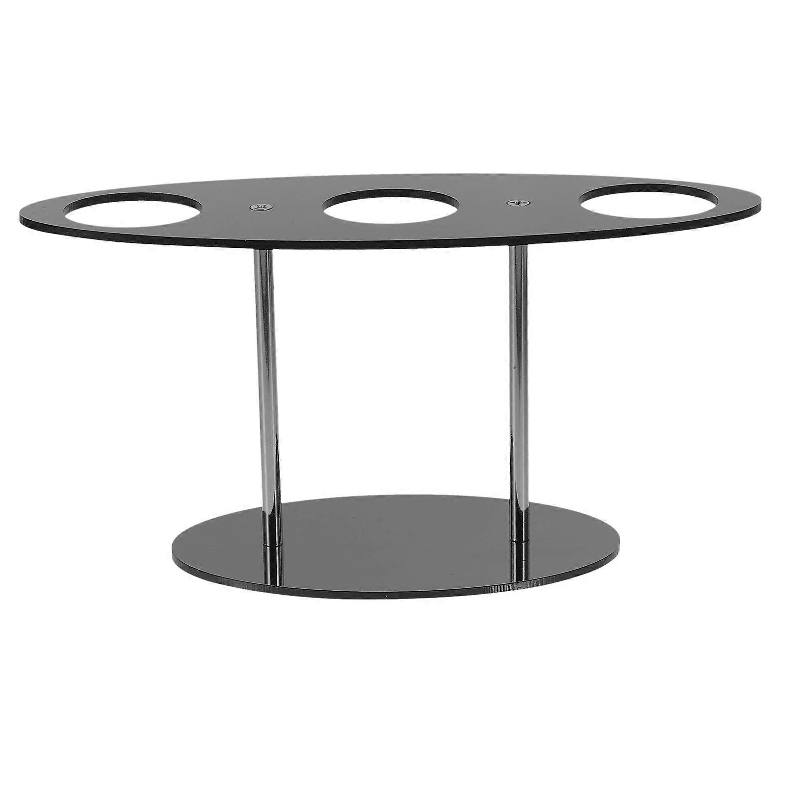 Acrylic Ice Cream Cone Holder Display Rack for Sushi Snacks Parties Transparent Design Easy Assembly