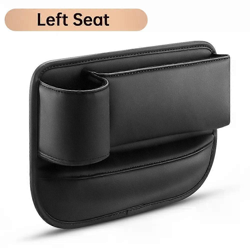 Extractme PU Leather Car Seat Crevice Storage Box Seat Slit Gap Pocket Universal Car Organizer Storage Organizer Phone Holders