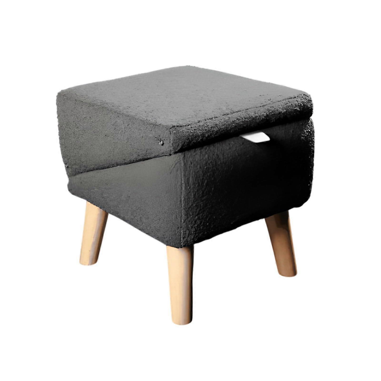 Dog Stairs for Bed, Folding Chair, The Ultimate Pet Friendly Multifunctional Ottoman Ramp Frame and Ergonomic Design, Removable Schwarz