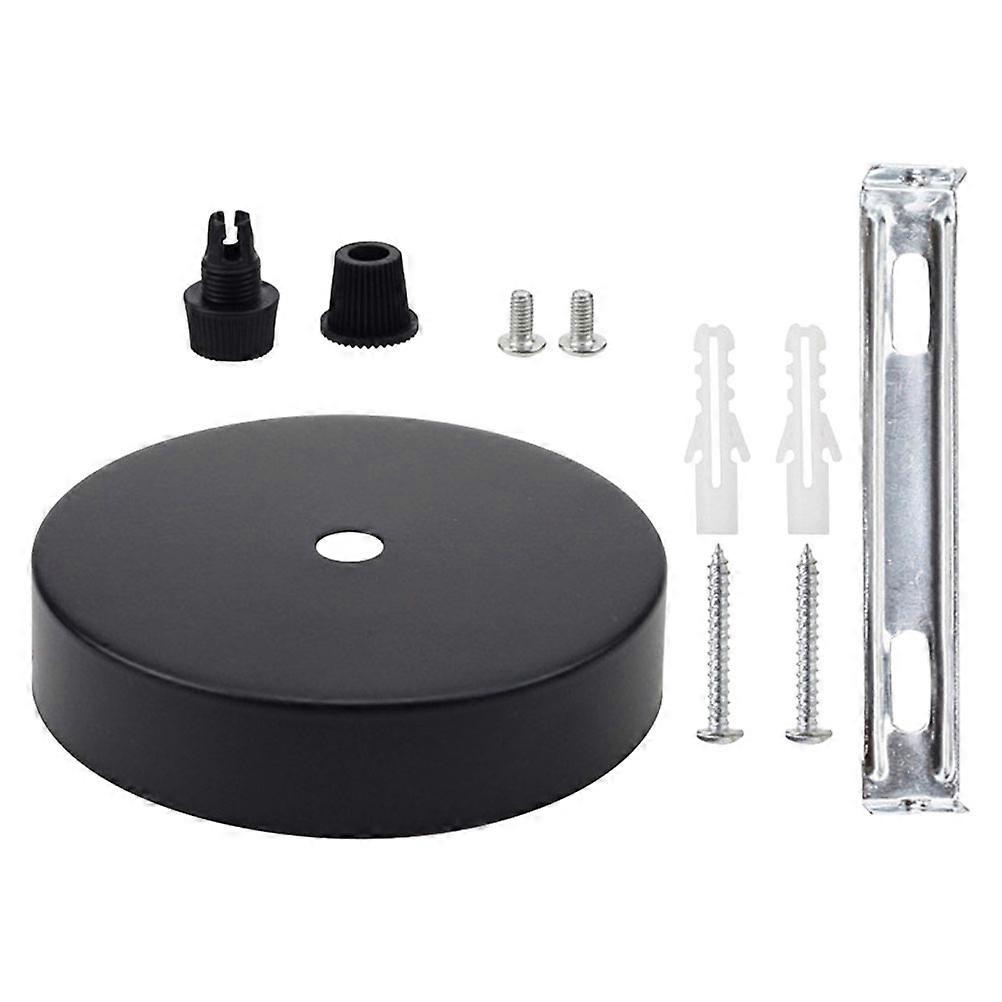 1 Set Ceiling Light Canopy Kit, Round Chandelier Cover Plate for DIY Pendant Fixtures, Durable Design for Indoor Use