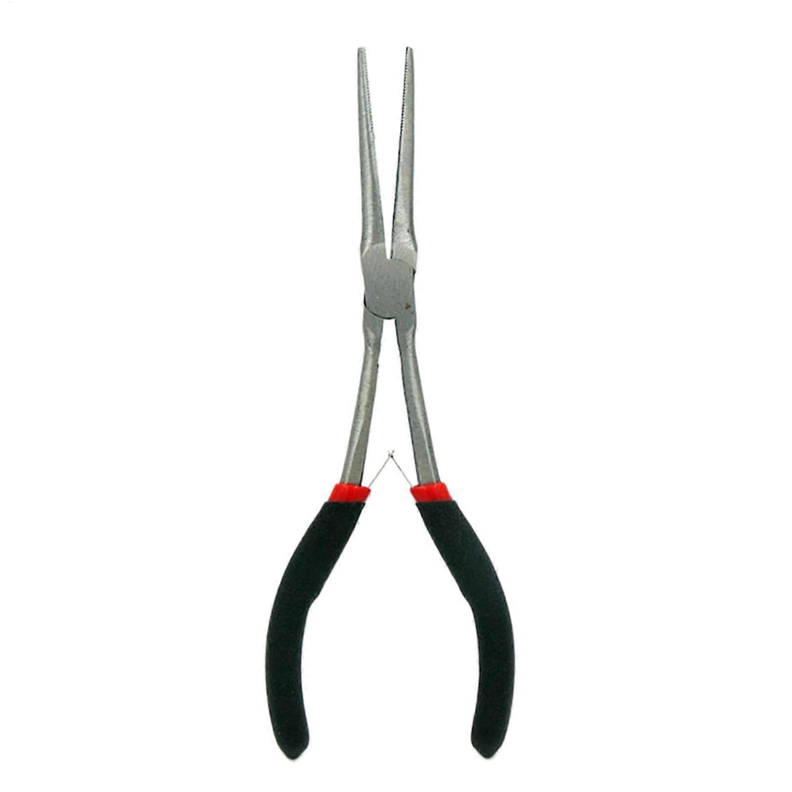 Spitzzange Needle Nose Pliers Straight Jaw Jewelry Making Tight Spaces Small Object-Gripping Pliers 15.5 cm