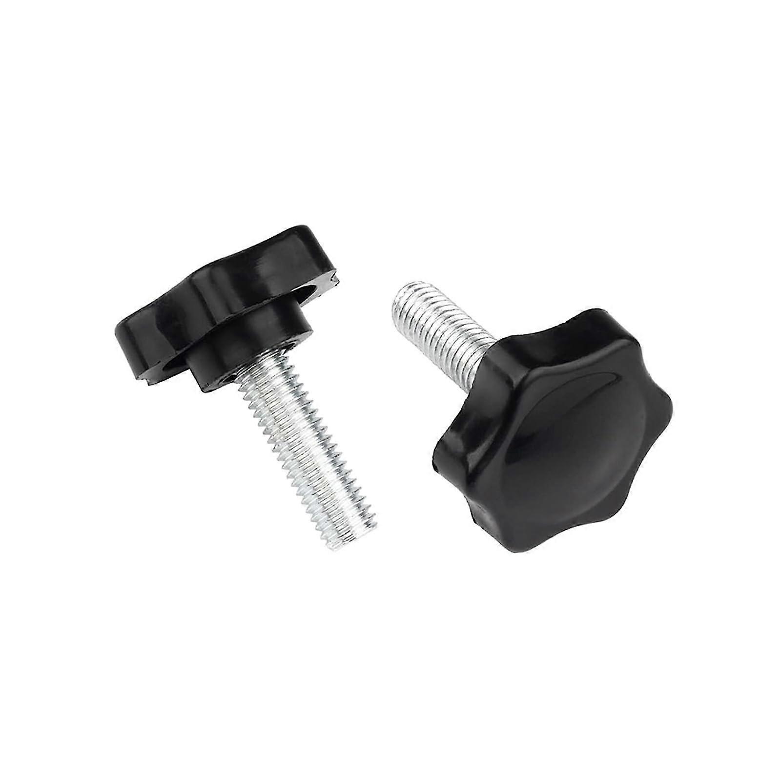 Rändelknöpfe M5 M6 M8 - 10 Stück Sternförmige Gewindeklemmgriffschraube Bakelit 30 mm und 45 mm