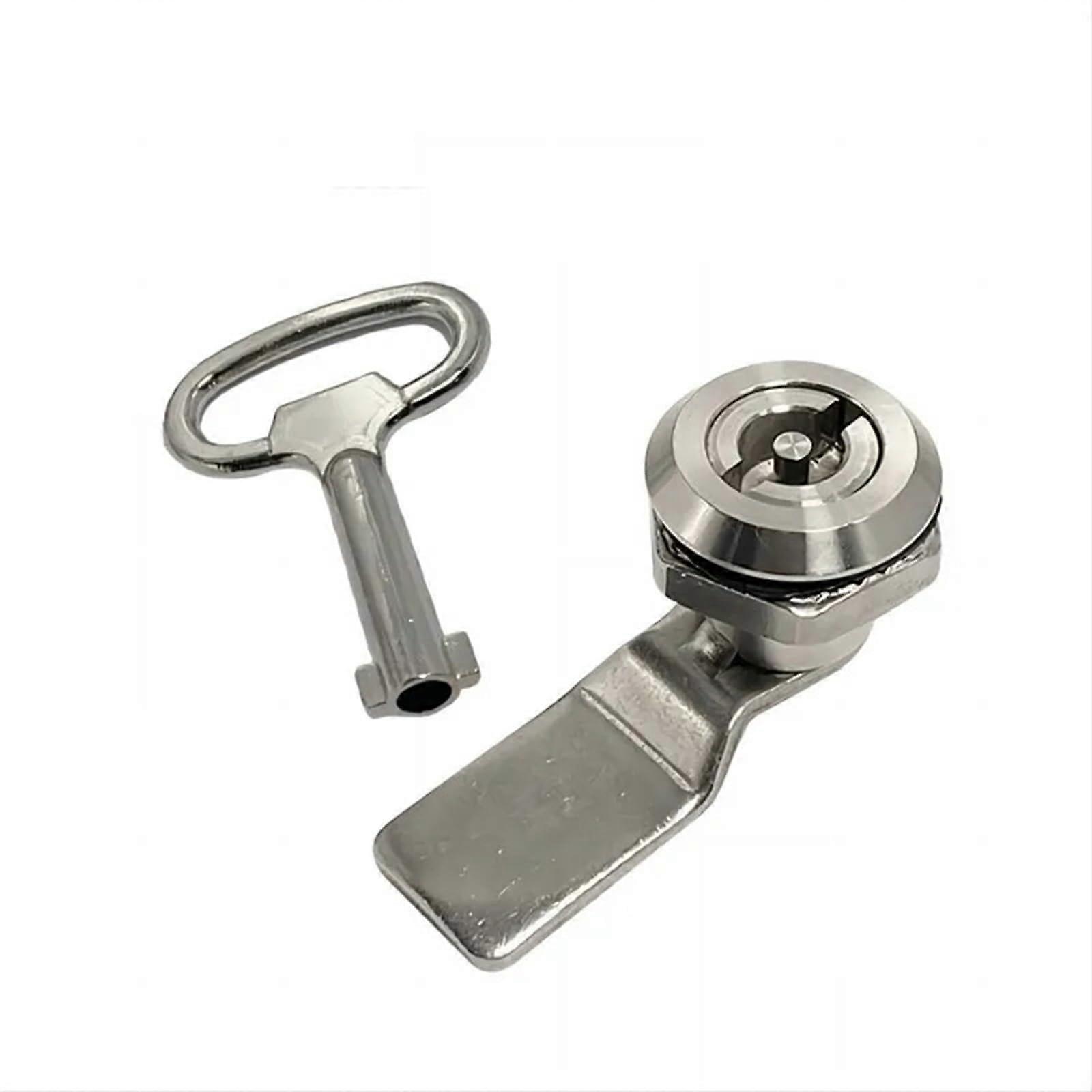 Stainless Steel MS705 Tool Lock With Rotating Tongue For Industrial Cabinet Cam Lock 18 Mm Key For Electric Cabinet Lock
