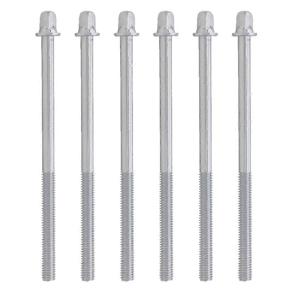 6pcs 11mm τύμπανο τοποθετώντας βίδες ανθεκτικές βίδες τάσης συνδετήρων μετάλλων (ασήμι)