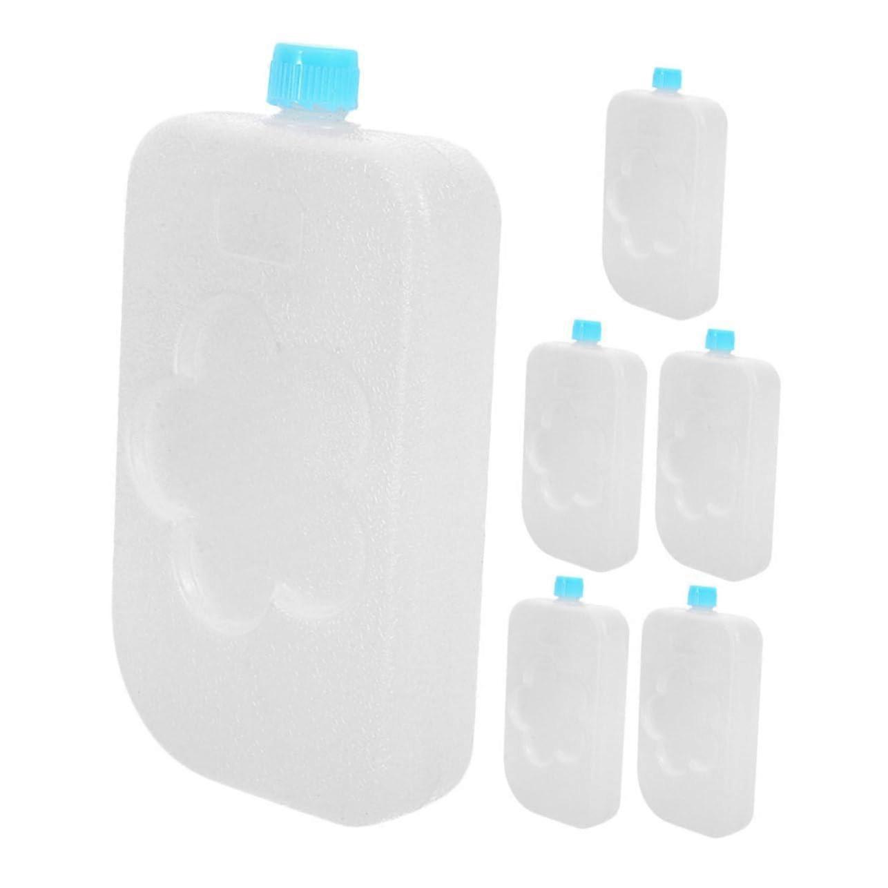6 Reusable Ice Packs for Coolers, Freezer Blocks for Lunch Bags and Cooler Bags – Quick Cooling for Summer Comfort