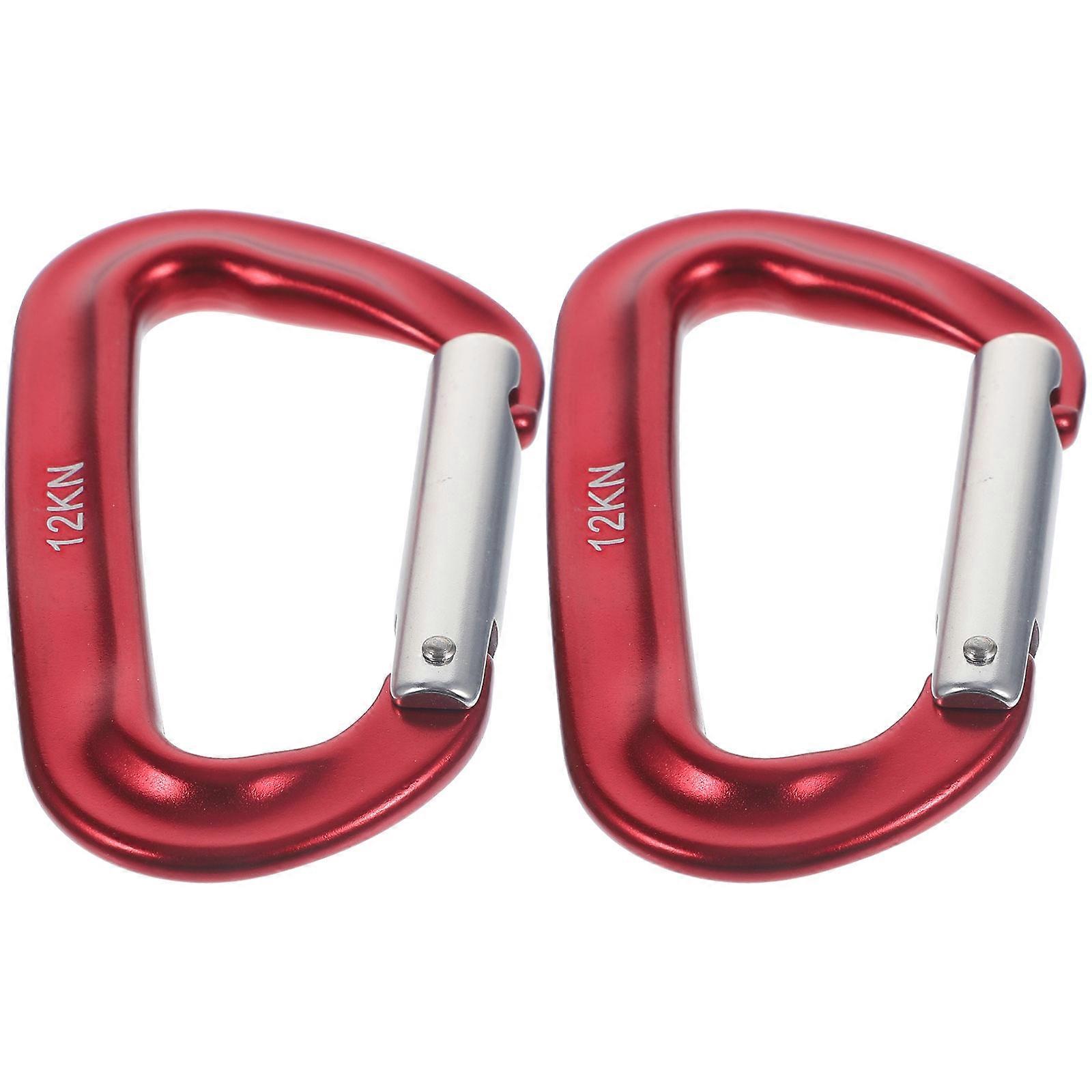 Outdoor Light Hook Camping D-Shaped Hook For Mountaineering Lantern Hooks 2.95x1.57x1.18inch 2Pack