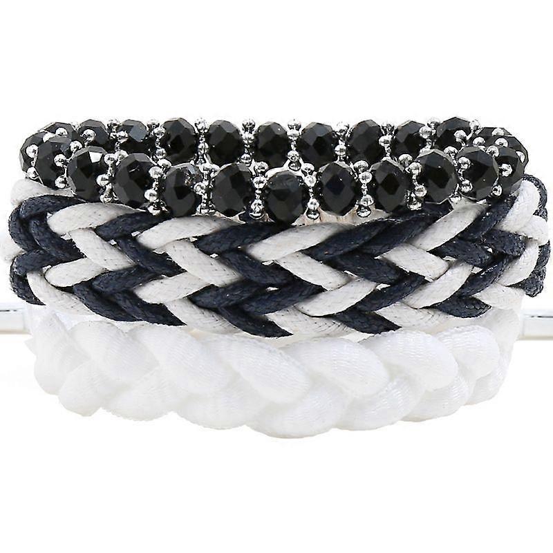 DIY Crystal Combination Bracelet Set - Student Braid Editing Set - Women's Crystal Woven Bracelet