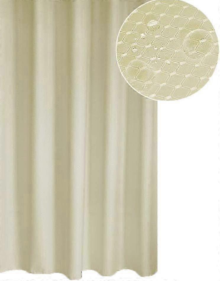 Meiosuns Duschdraperi eller foder Polyester Tyg Duschdraperier Tvättbart Gardinfoder Mögel & Mögel Resistent med vita plastkrokar Extra tjock