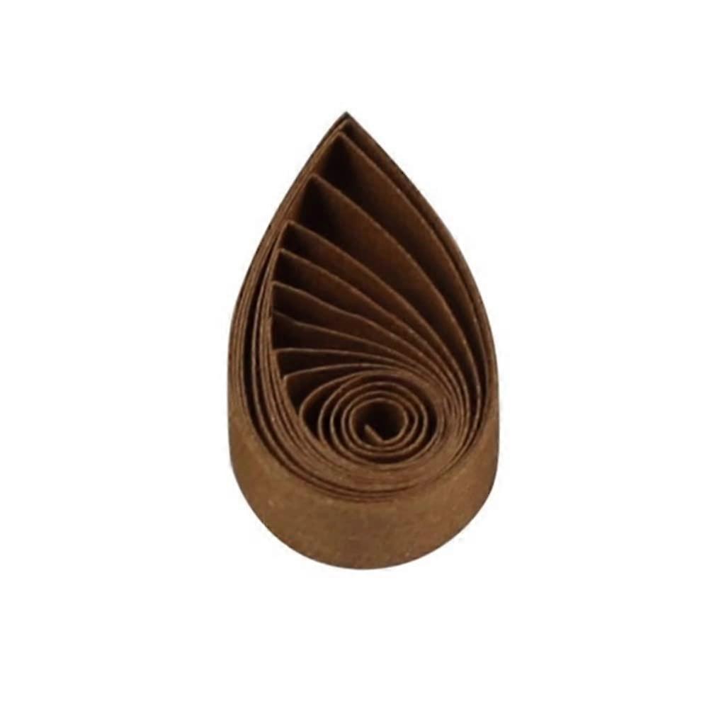 Quilling Paper Strips 10mm Brown Pack of 120 Strips Length 52cm Ideal for Crafting and DIY Projects