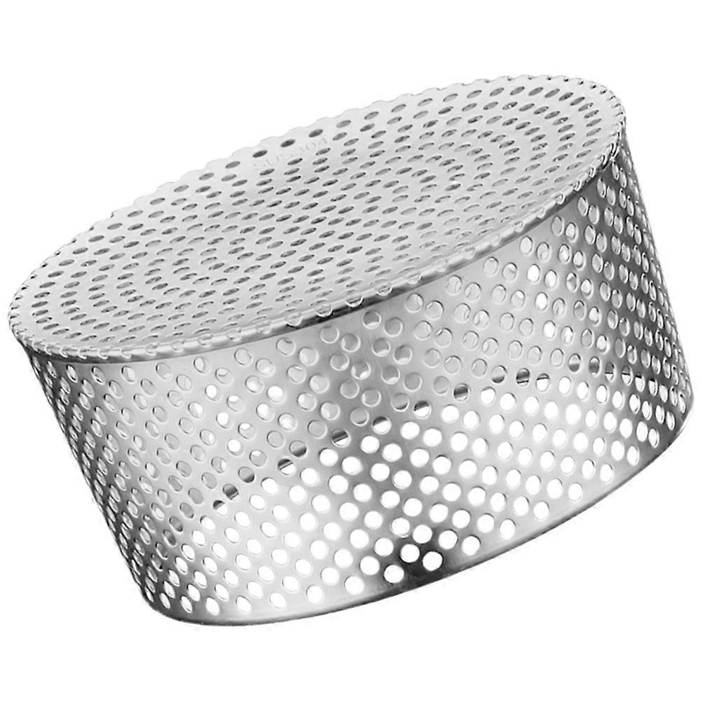 Stainless Steel Floor Drain Dome Cover For Roof Efficient Drainage Blocks Small Animals 1Set