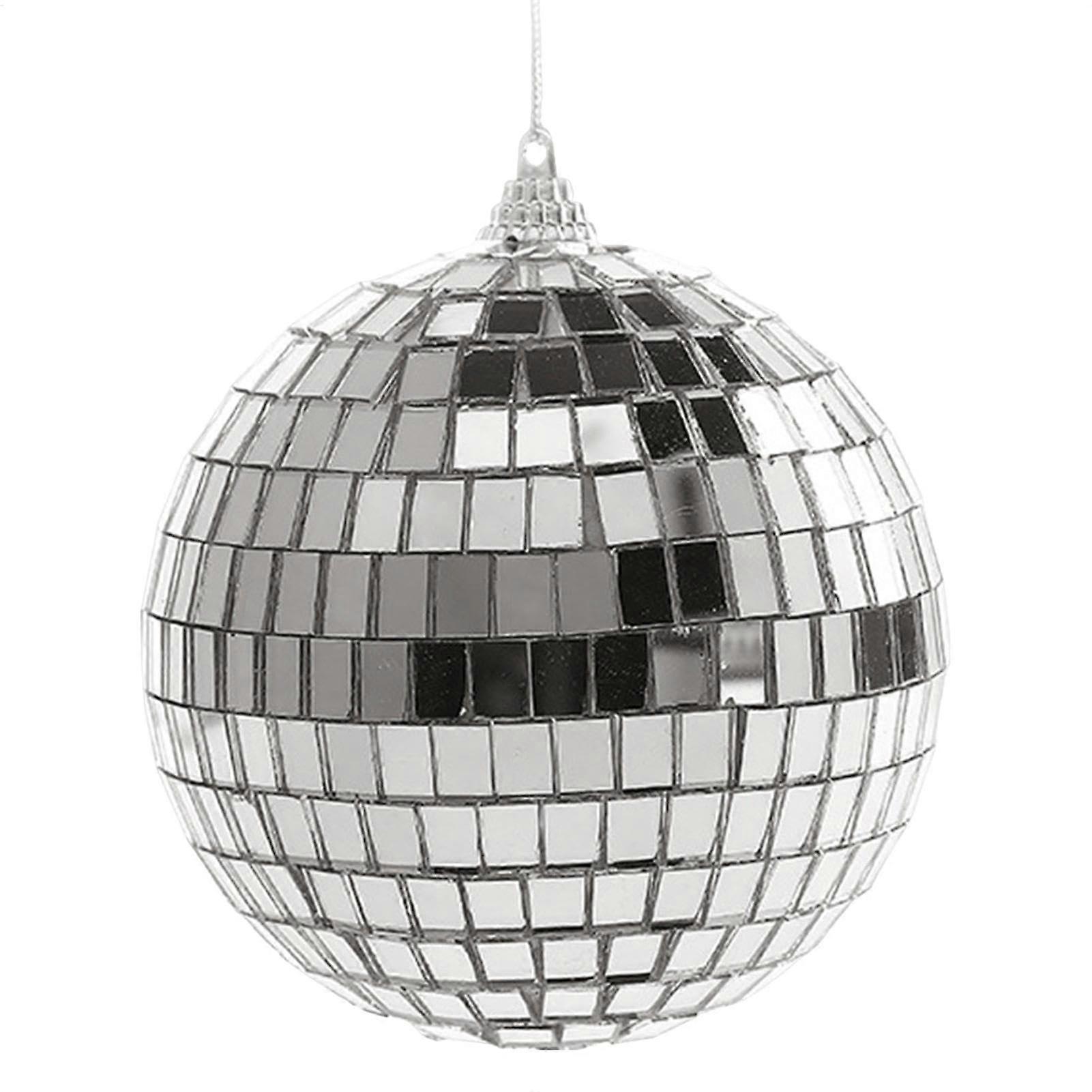 Reflective disco balls Silver decorative tool for stage, clubs, festivals 10cm