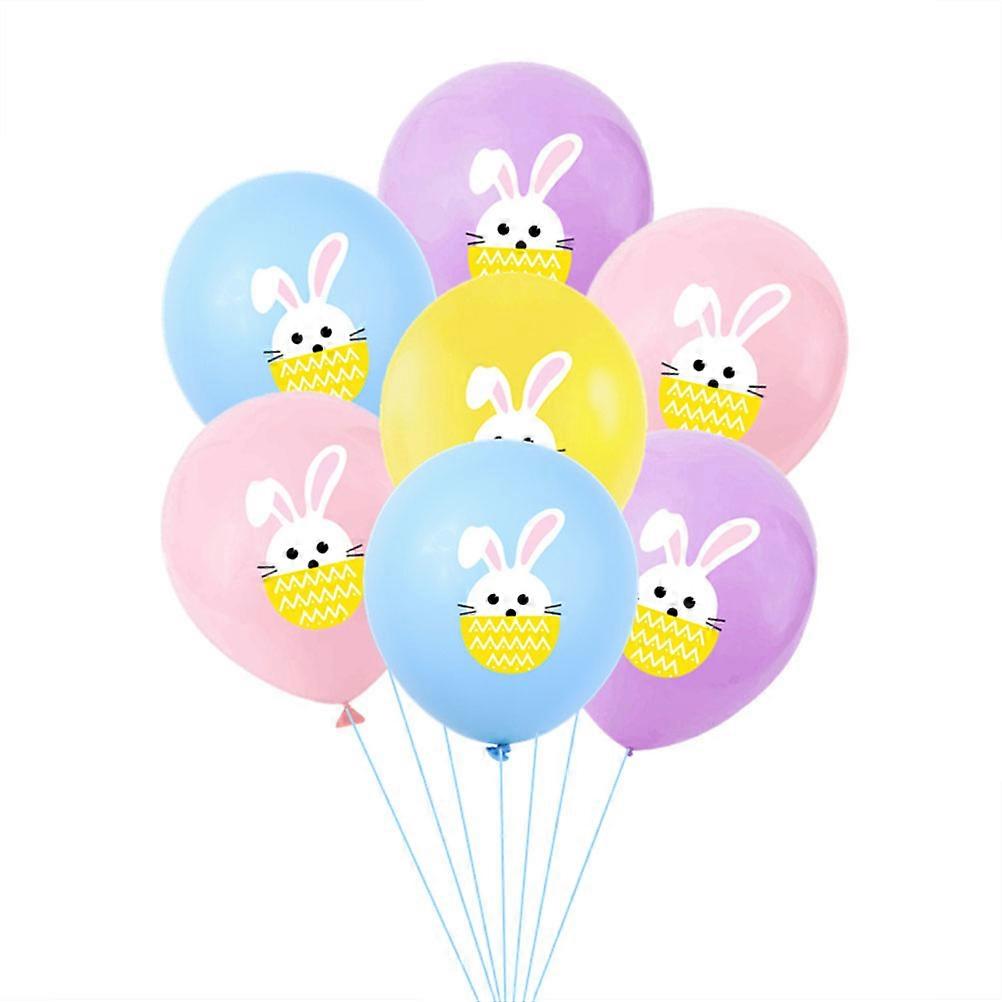 Rabbit Easter Balloons Creative Latex Balloons for Decoration 25Pcs