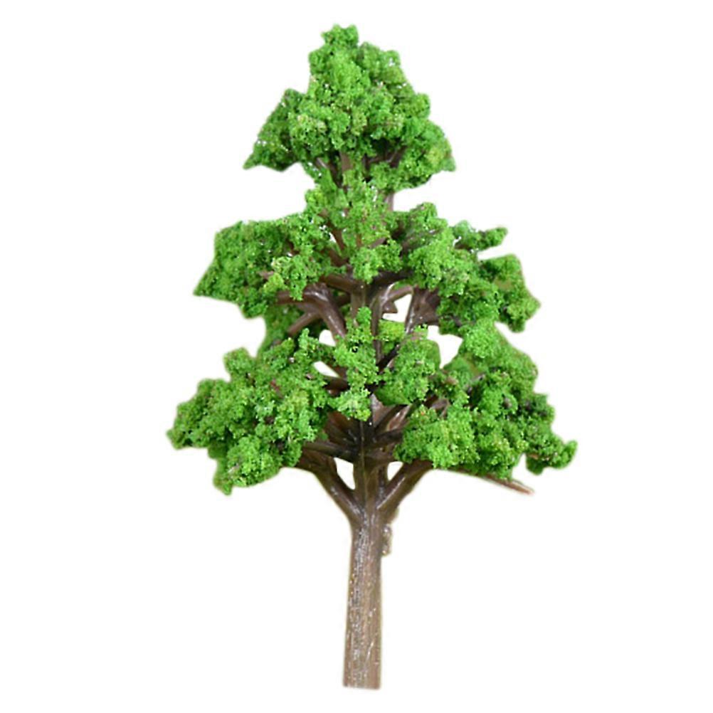 Miniature Trees For Diorama Simulation Plastic Tree Model Railway Trees Realistic Design 6.4 x 3.3 x 3 Cm Green 1Set