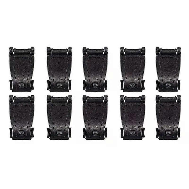 fitness 10Pcs Multipurpose MOLLE Clip Tactical Strap Webbing Attachment Dominator Connection Buckle Management Tool for Bag Backpack