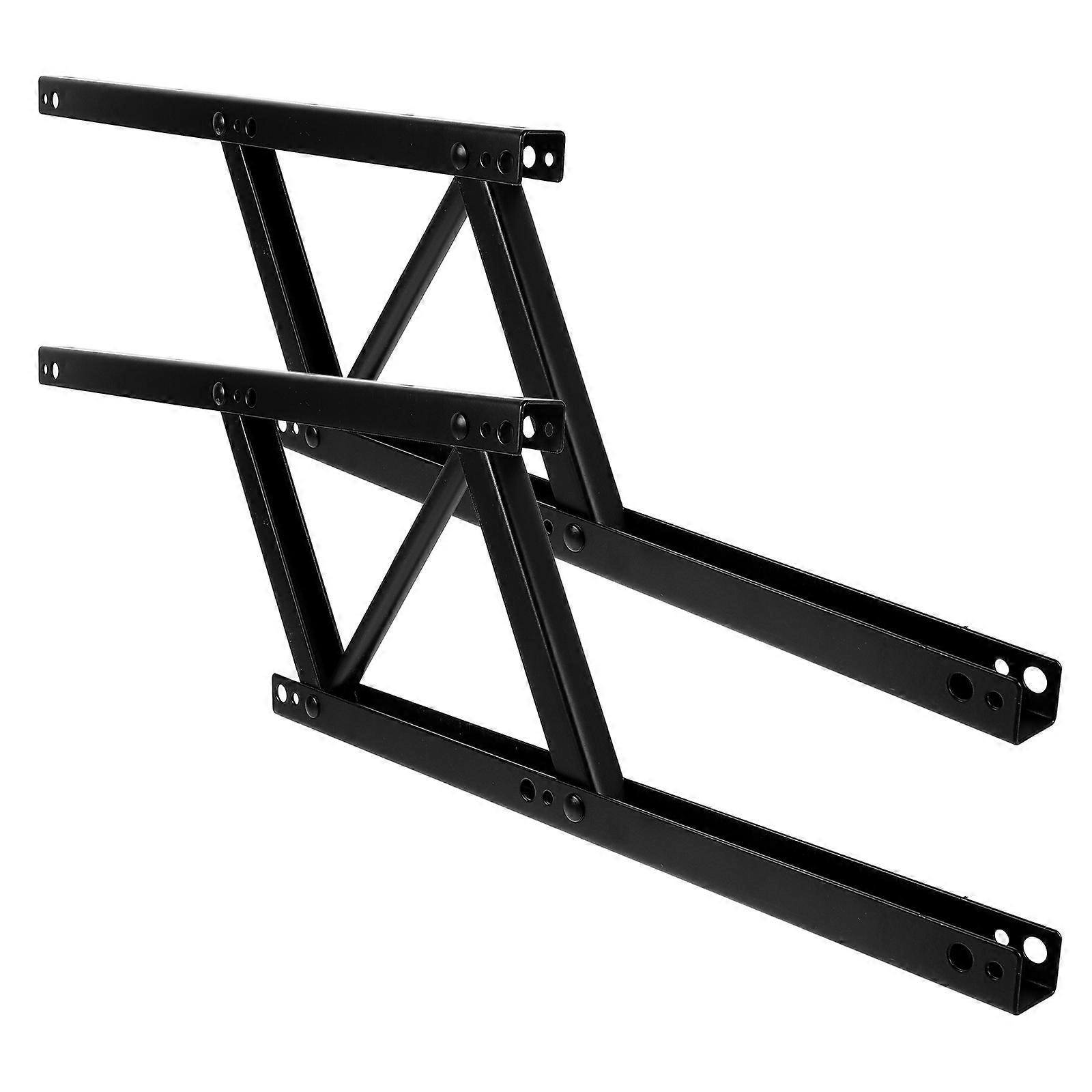 Lifting Hardware Hinges Bench Seat Hinge Anti-Rust Furniture Assembly Student Table Iron Positioning Accuracy 2Pcs