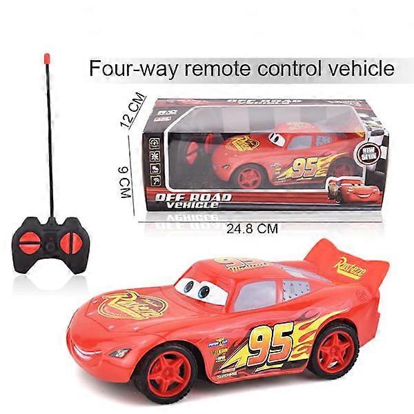 Remote Control Car Cartoon Four-Wheel Drive Remote Control Vehicle High-Speed Drift Remote Control Racing Simulation Model Electric Toy Car