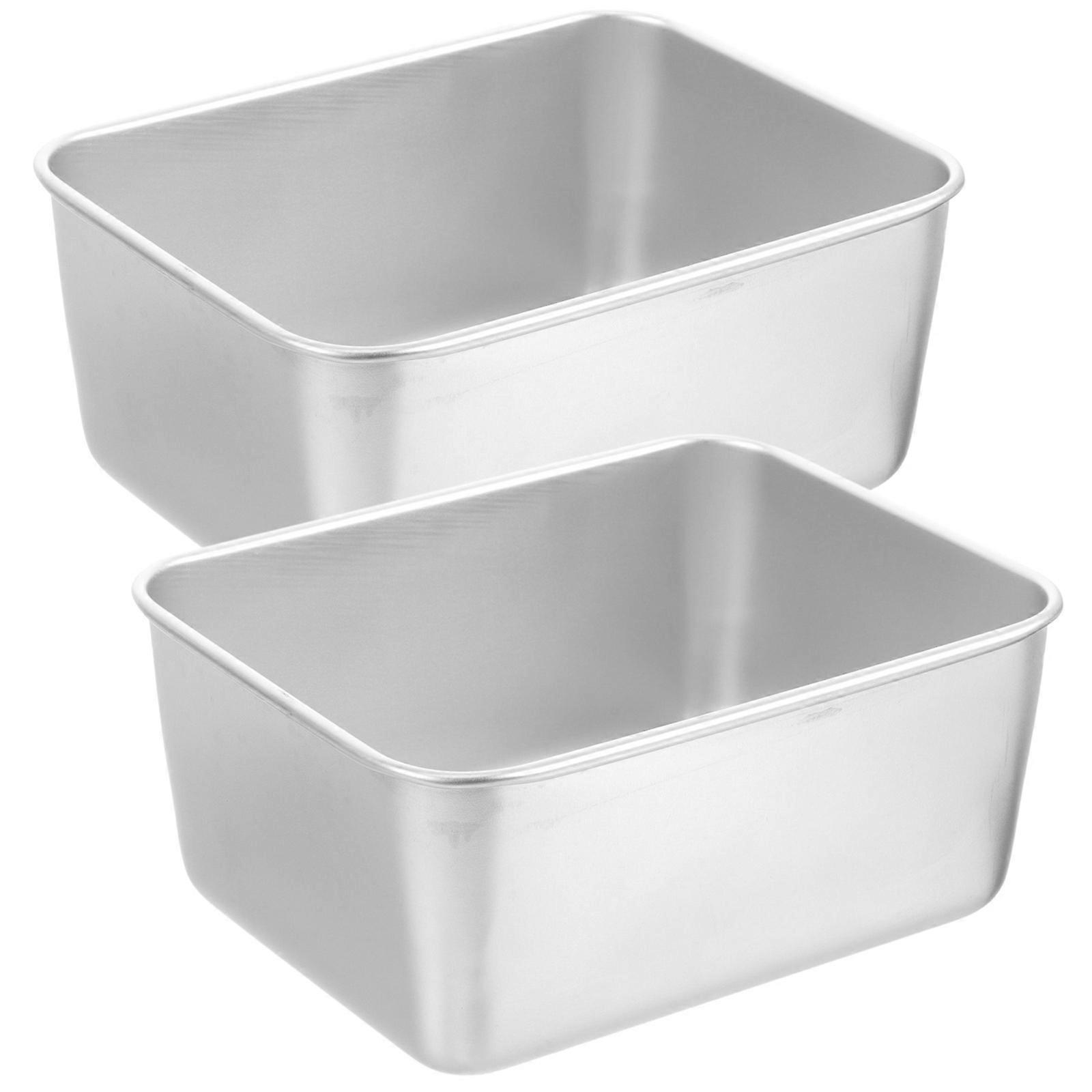 2pcs Silver 304 Stainless Steel Camping Bowls for Home Use Lightweight Snack and Soup Serving