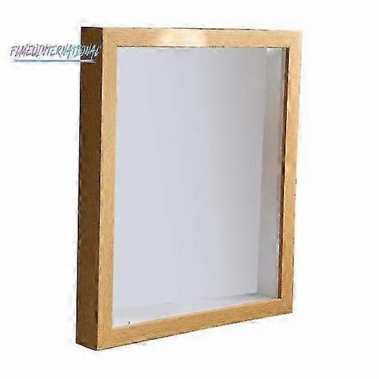 Handmade DIY Photo Frame - Creative Concise Flower Display Frame for Home Decor - Unique Man-Made Board Design
