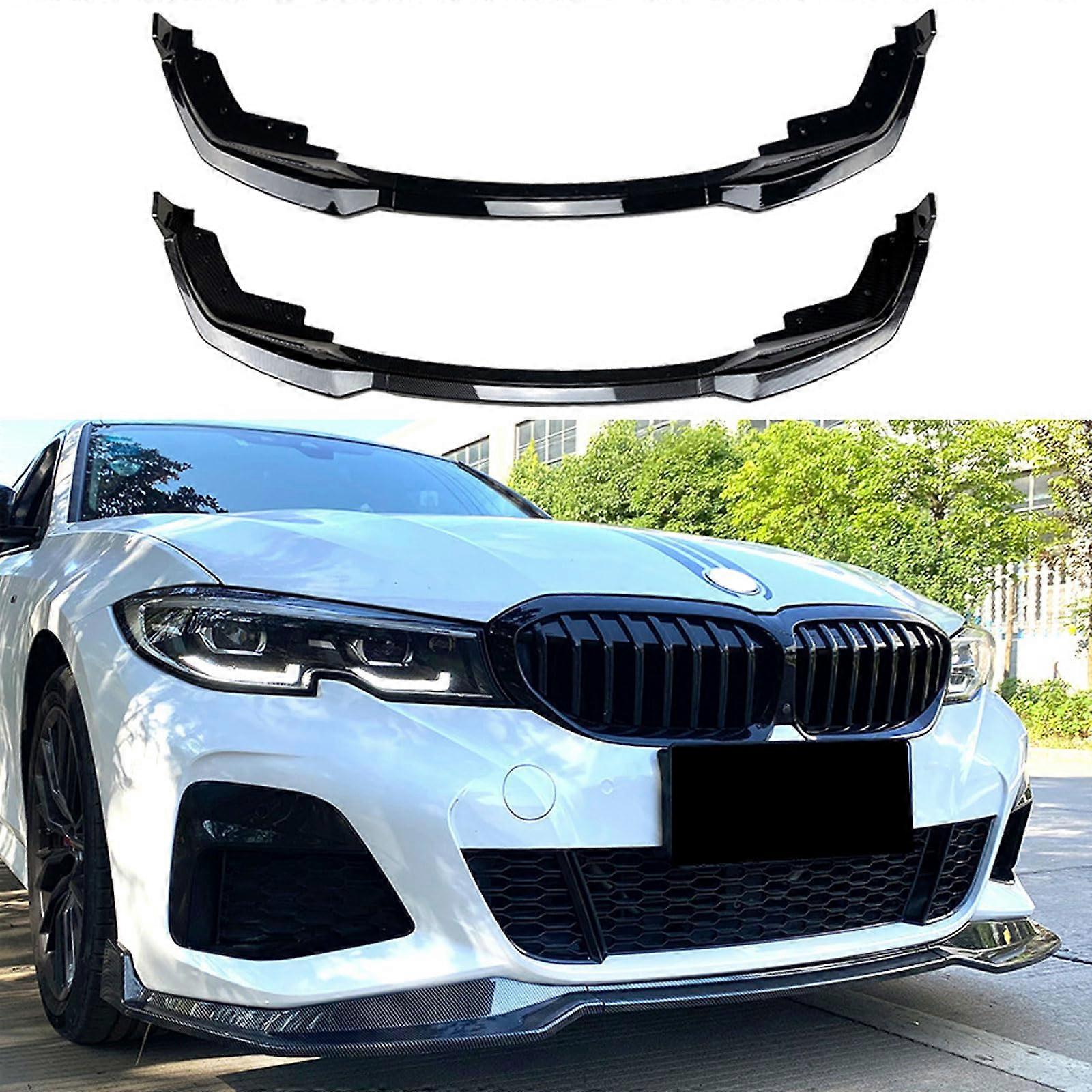 Front Spoiler Lip Front Bumper Body Kit Car Accessories, Piano Black