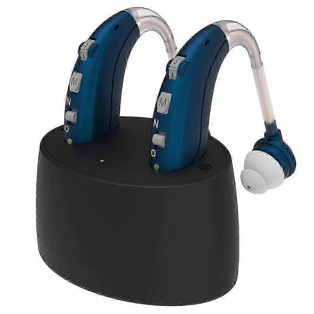 Rechargeable Bluetooth Hearing Aids for Seniors with Noise Canceling Hearing Amplifier for Adults