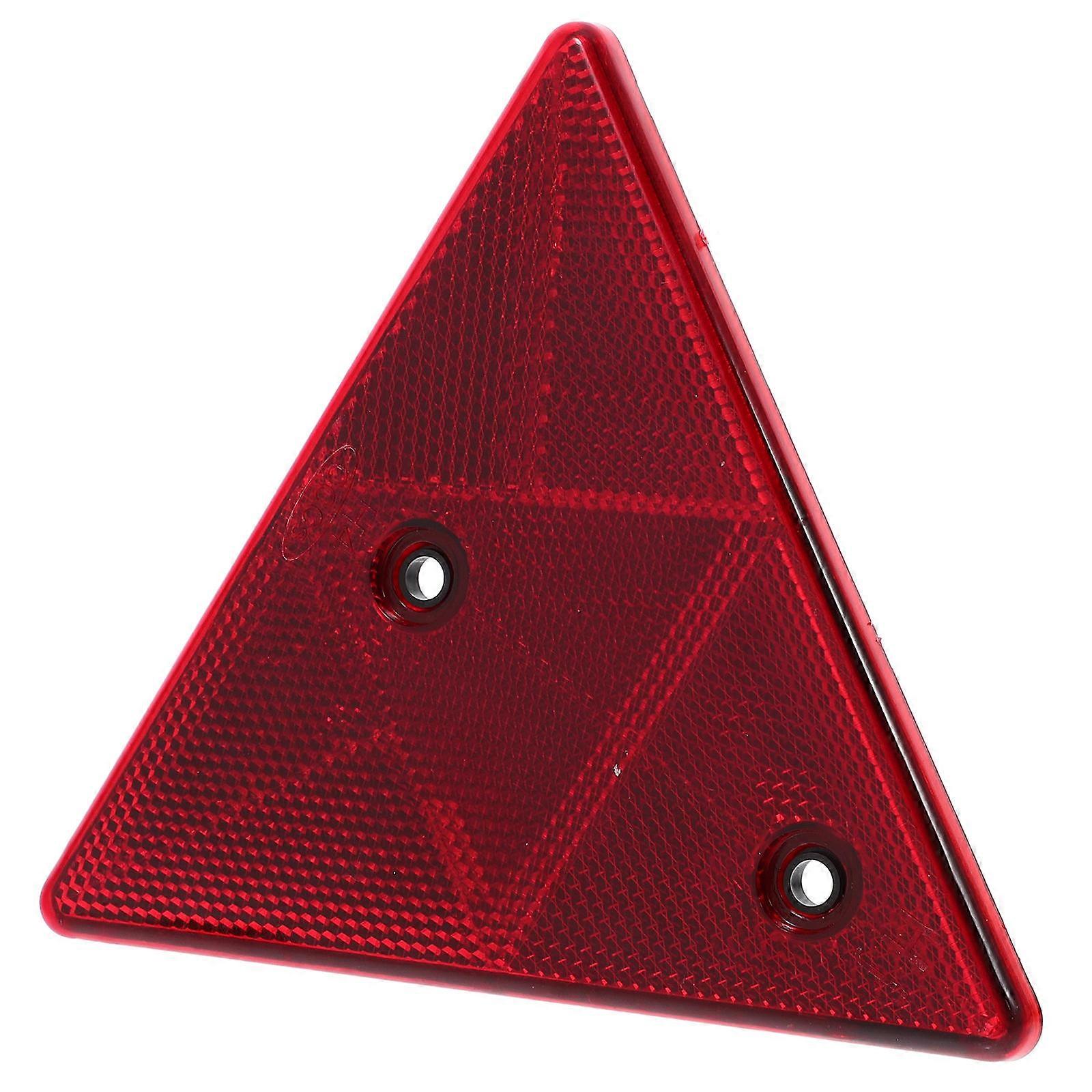 Reflective Emergency Triangle Warning Sign for Vehicles – Durable Roadside Safety Kit for Trucks, Trailers, and Low Light Visibility