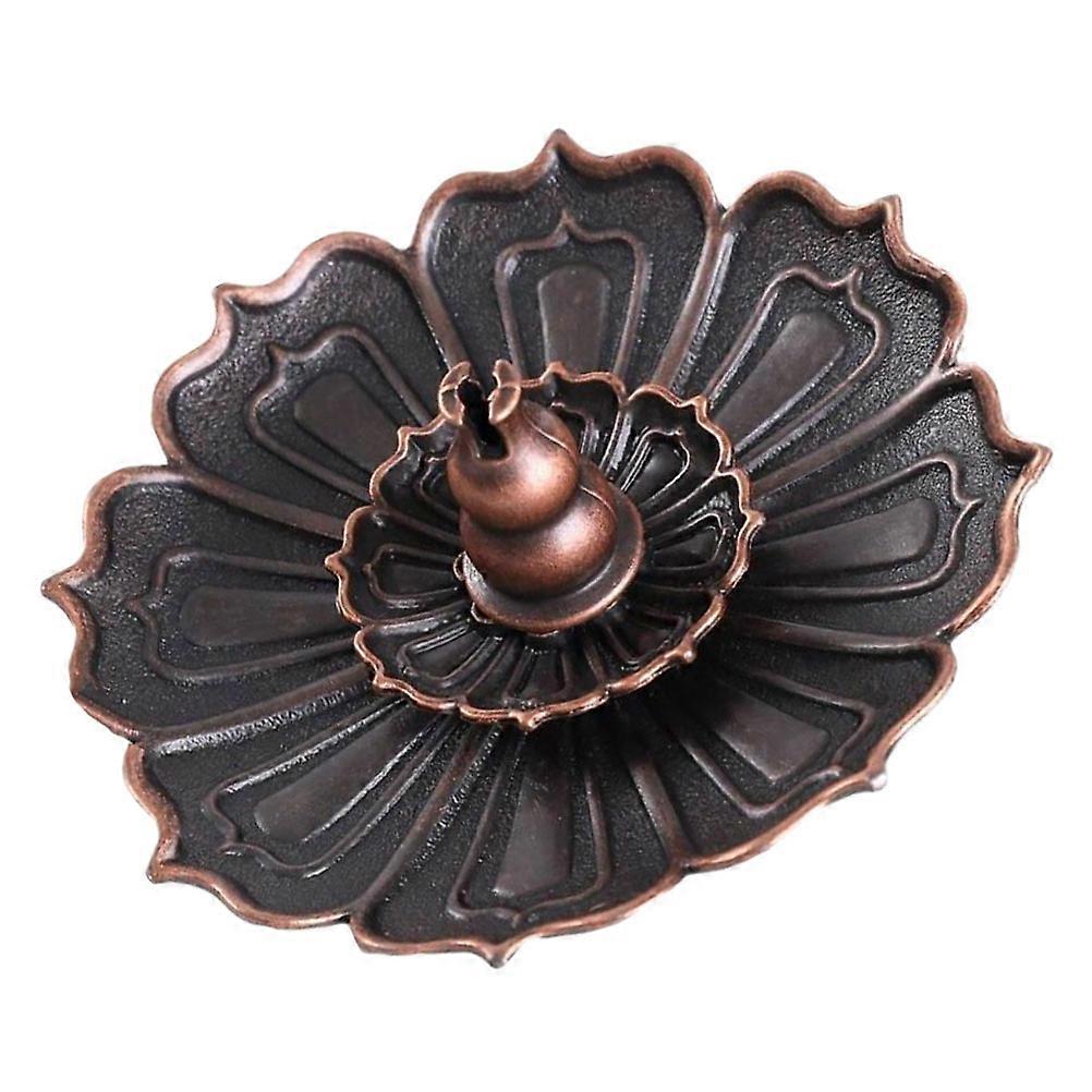 Lotus Shape Incense Stick Stand For Friends And Families Classical Furnishings 3.34X3.34X1.18inch 1Pack
