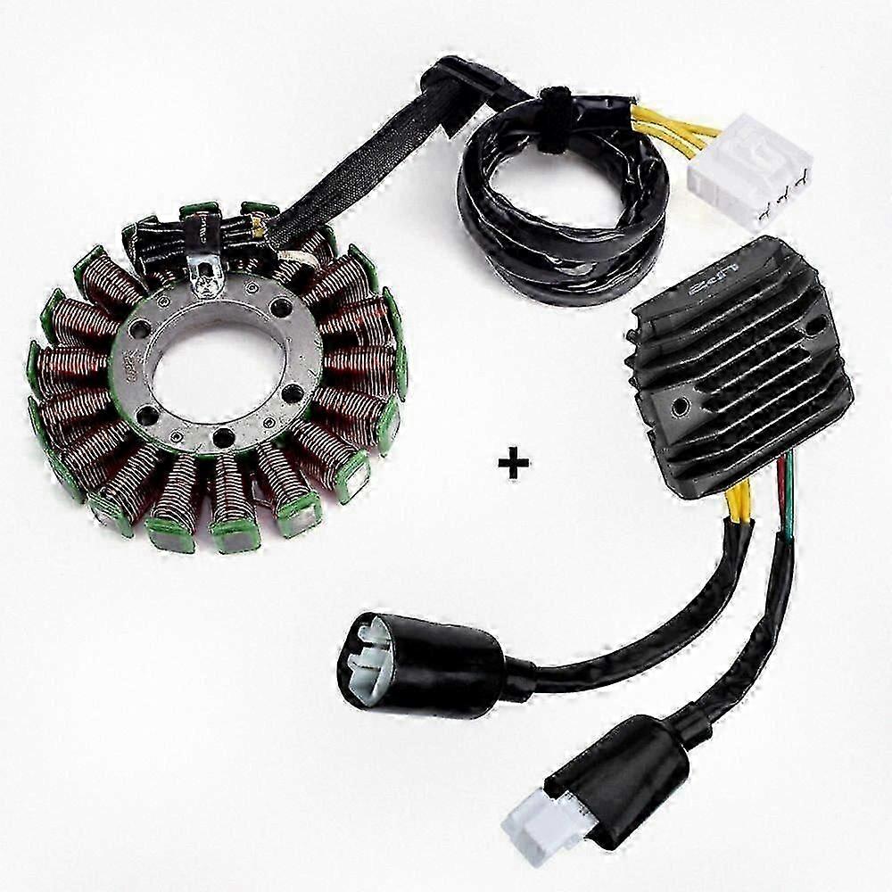Motorcycle Stator Coil And Voltage Regulator Rectifier Compatible With Cbf1000 Cbf 1000 2006-2010 Models, Replaces Oem 31120-mfa-d01