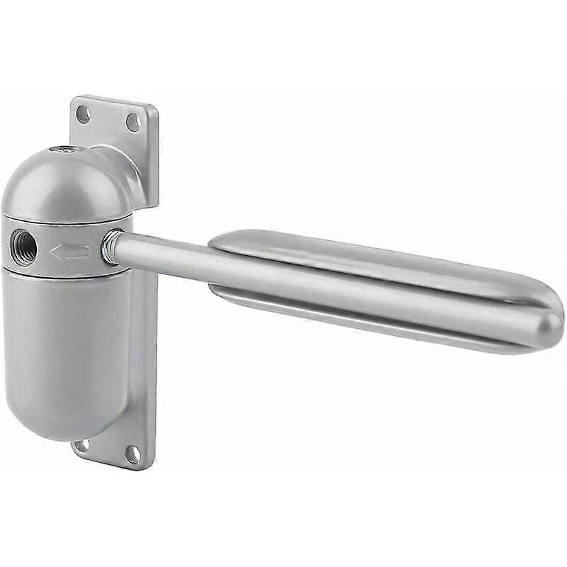 Adjustable Durable Door Closer Surface Mounted Automatic Door Spring for Self ClosingGrey