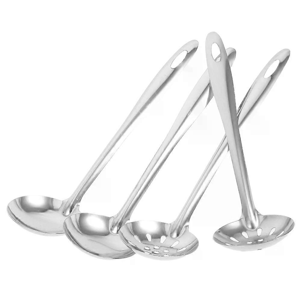 Hot Pot Spoon Set, 4 Pcs Soup Ladles for Serving Hotpot Tools