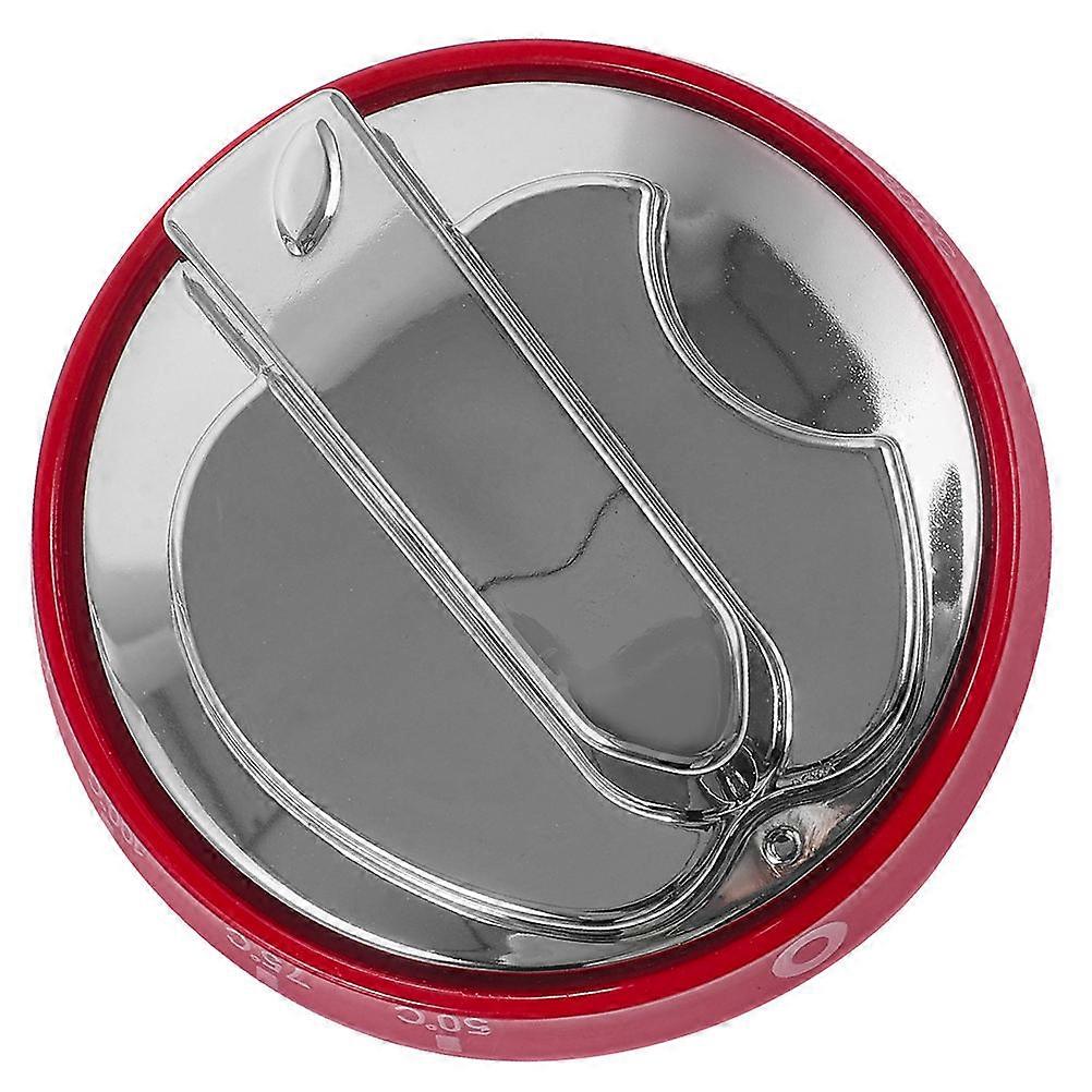 Universal Plastic Red Knob for Temperature Control on Various Appliances Including Ovens and Stoves