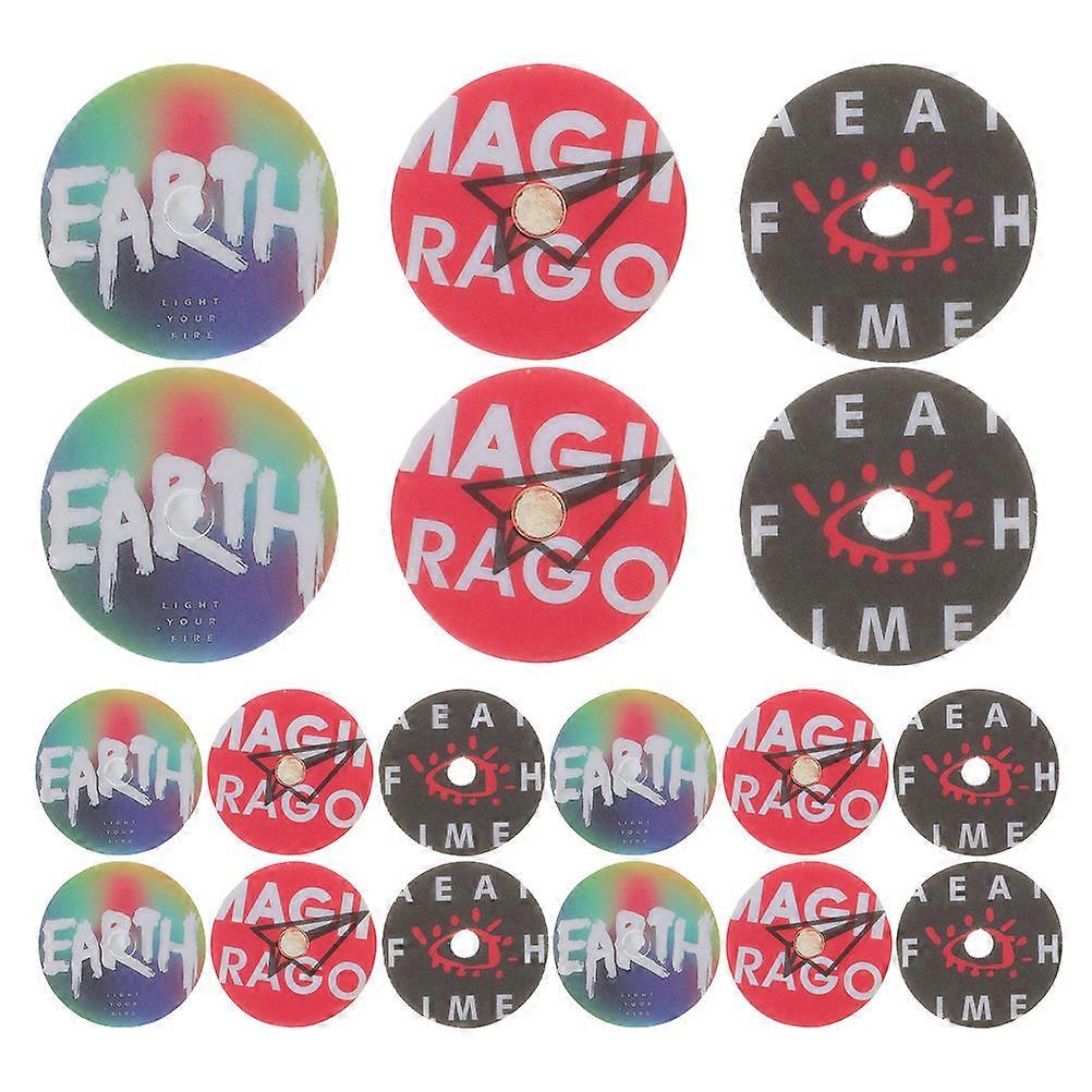 Cute Record Player Car Vent Clip Air Freshener with Natural Ingredients for a Pleasant Aroma Assorted Color 18pcs