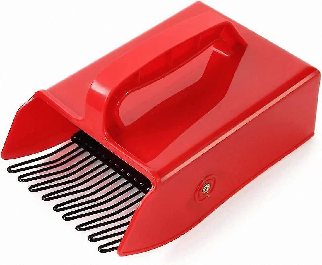 Blueberry Comb - Berry Scoop - Plastic Berry Picker Tools For Picking Raspberries, Blackberries, Blueberries And Blackcurrants (red)