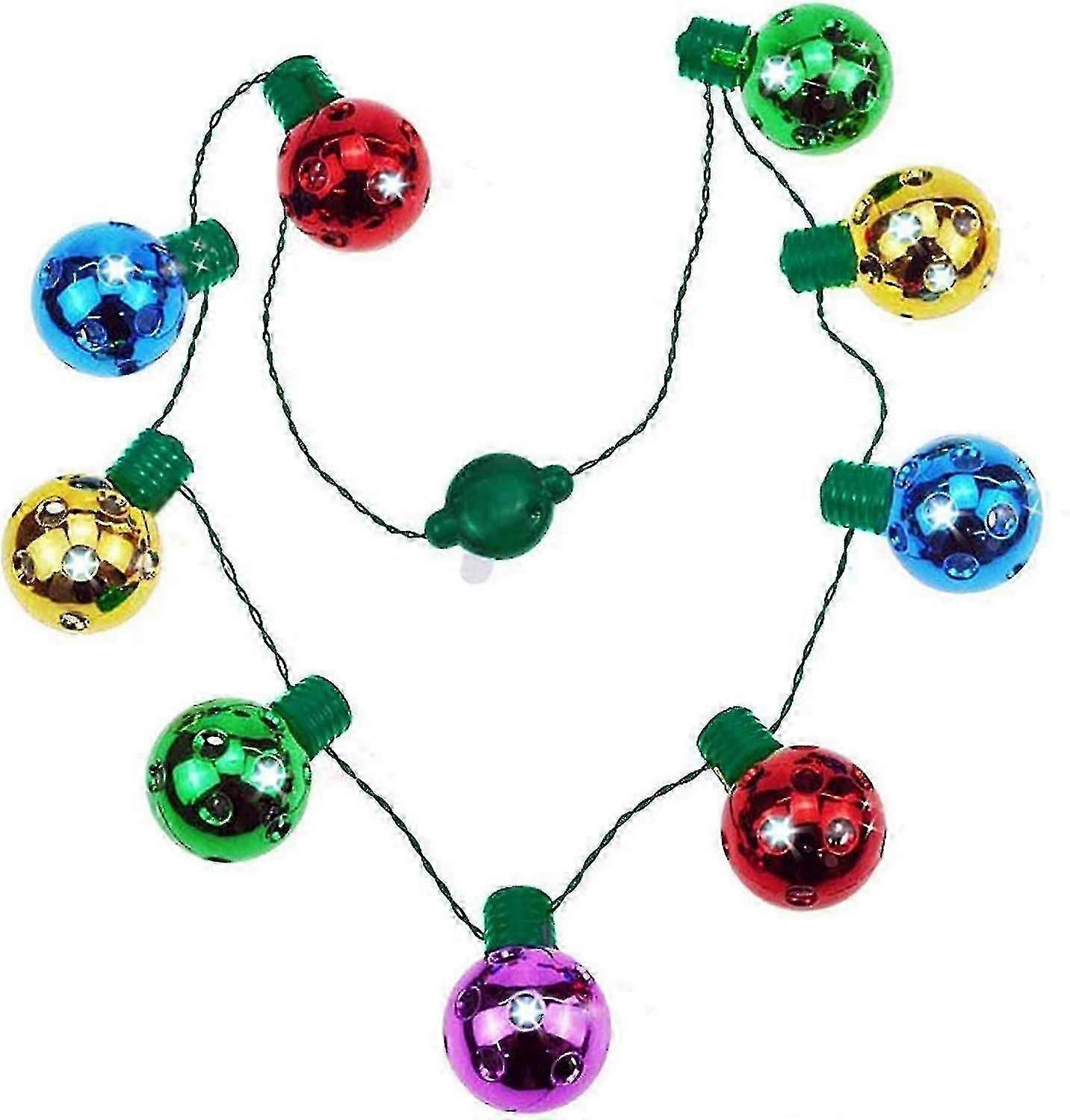 9 Οδήγησε Χριστουγεννιάτικο Φως Κολιέ -3 Τρόποι Φωτισμός Λαμπτήρας Κολιέ Αποκριάτικα Χριστούγεννα Οικογενειακά Πάρτι