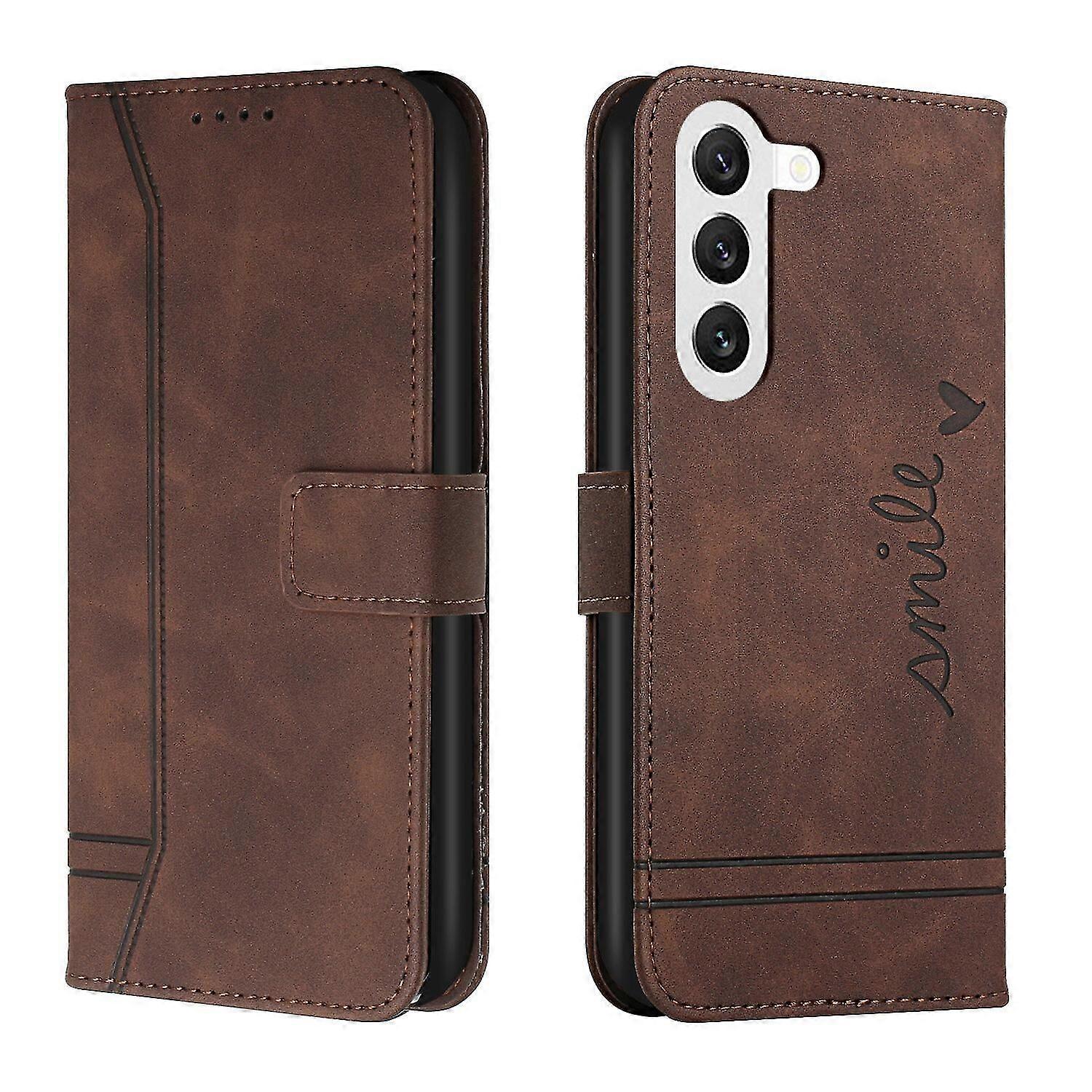 Leather Magnetic Closure Case with Flip Wallet Stand Function Cover for