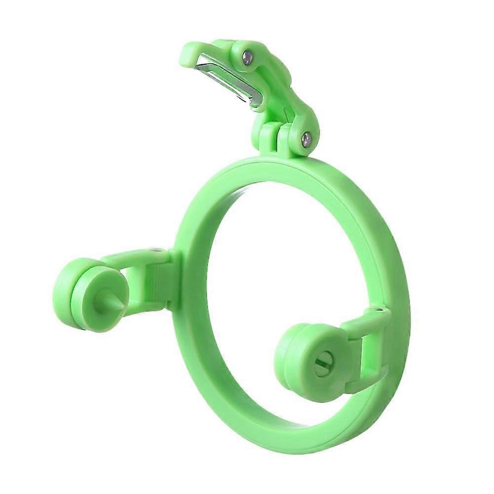 Handheld Peeler Manual Rotating Pear Peeler Spiralizer Zester Kitchen Gadget F9V5 Green 1 Piece
