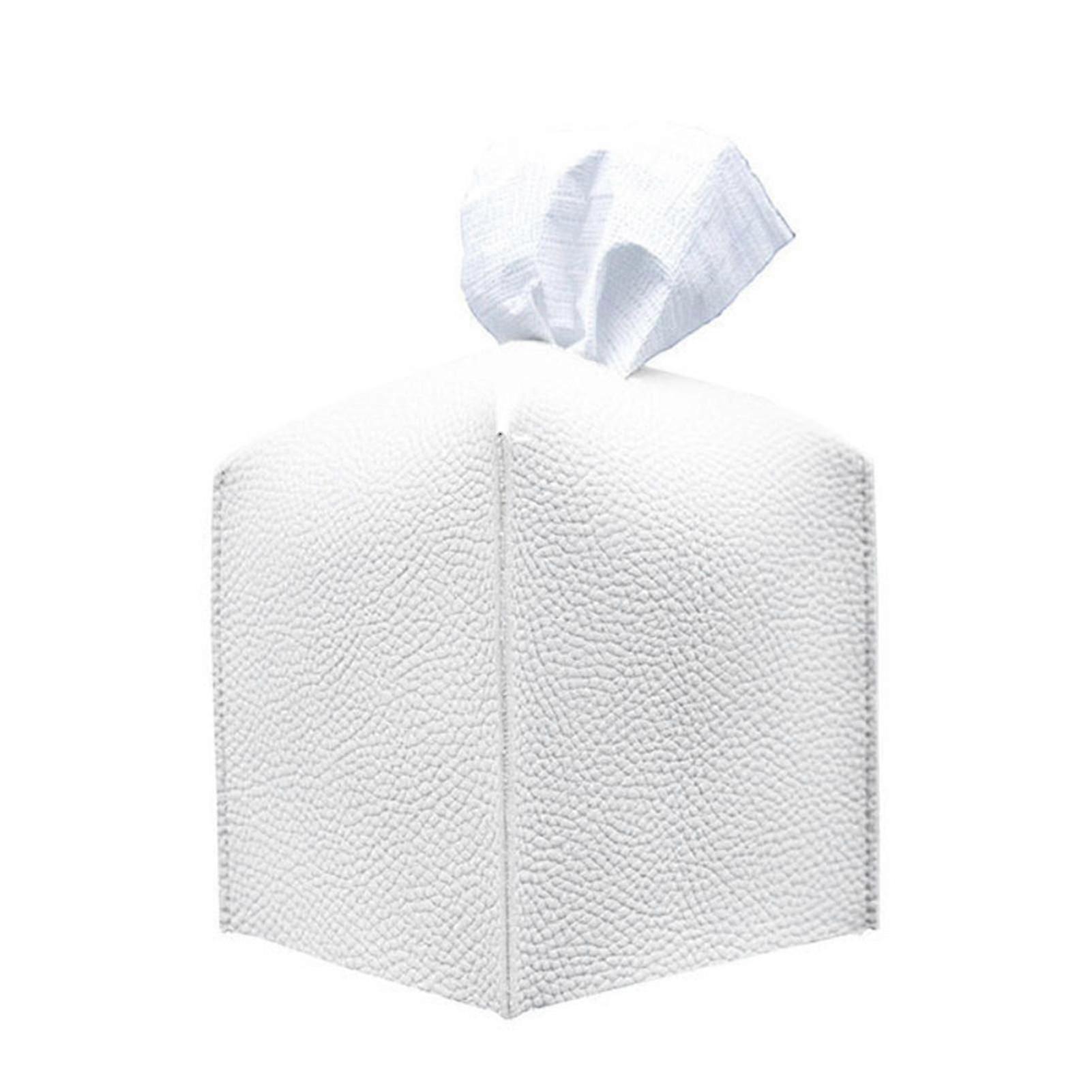 Square Foldable Functional Tissue Box Smooth Texture Easily Clean Tissue Holder For Restaurant Hotel And Home Use